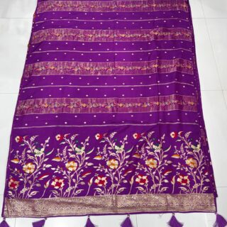Pushpanjali zari saree