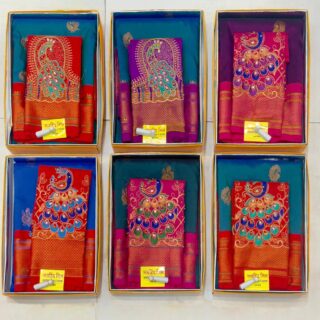 New worke blouse paithani r4