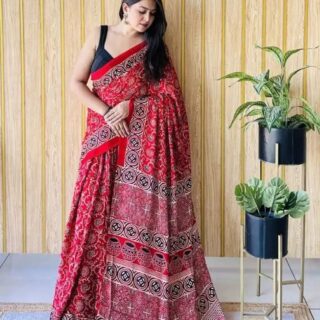 PRINTED SOFTY SAREE #ps01