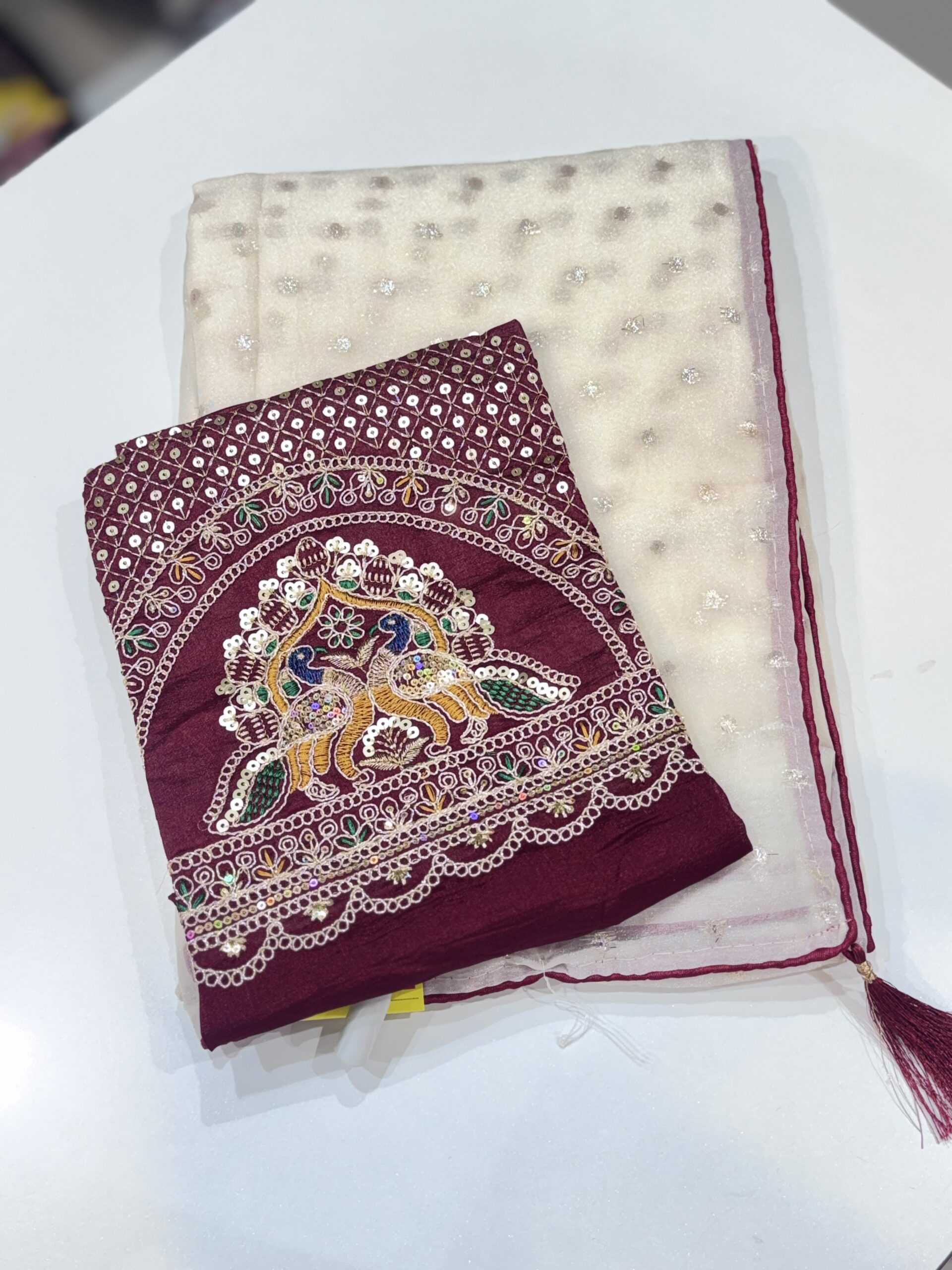 Crunchy silk saree #jh94