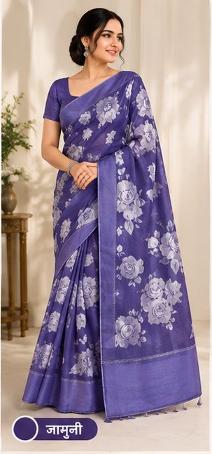 Silk saree #jh100 - Image 2