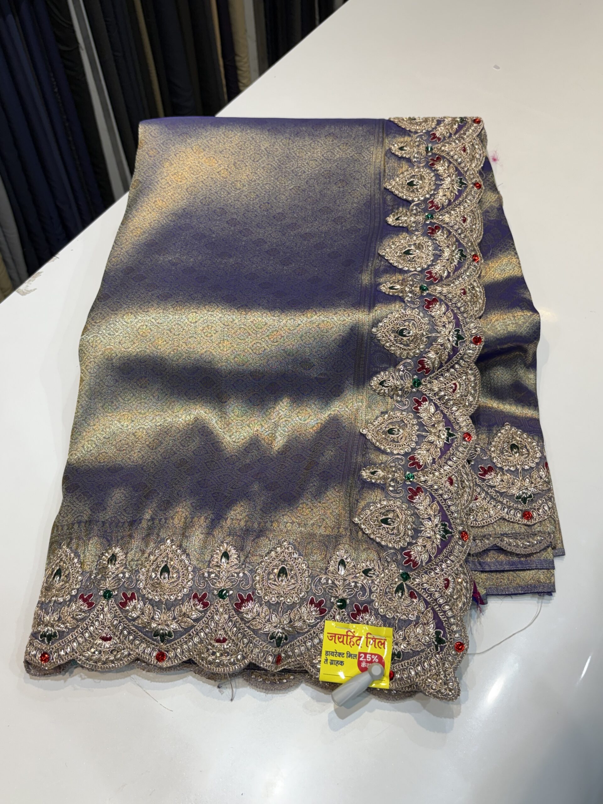 New designer saree #jh110 - Image 4